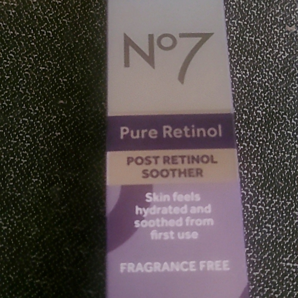 NO7 PURE RETINOL POST RETINOL SOOTHER FRAGRA FREE 1.7 oz (see read all pictures)